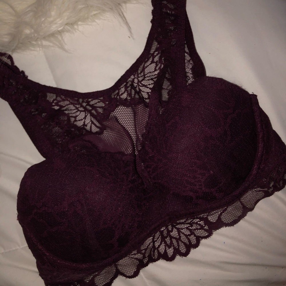 burgundy PINK bralette